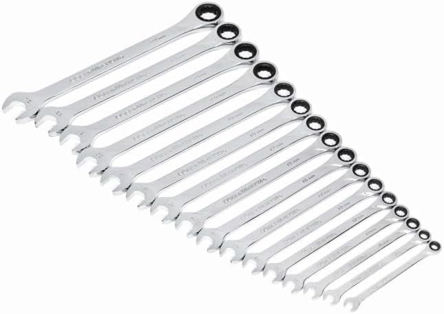 ◆REN◆ 12 Point XL Ratcheting Combination Metric Wrench Set